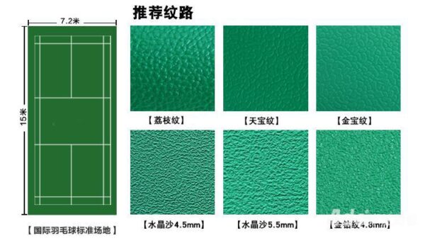 羽毛球塑胶地板