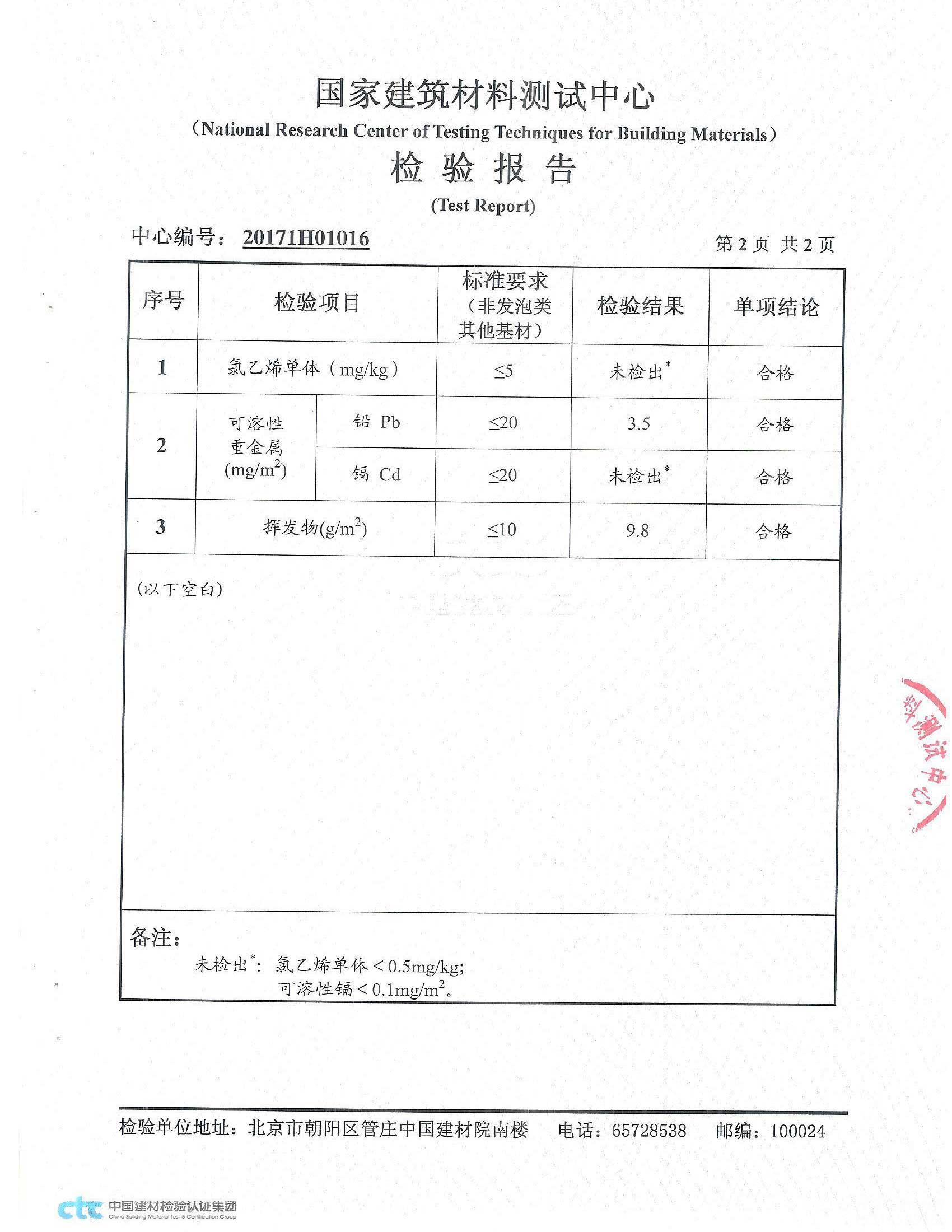 环保检测报告