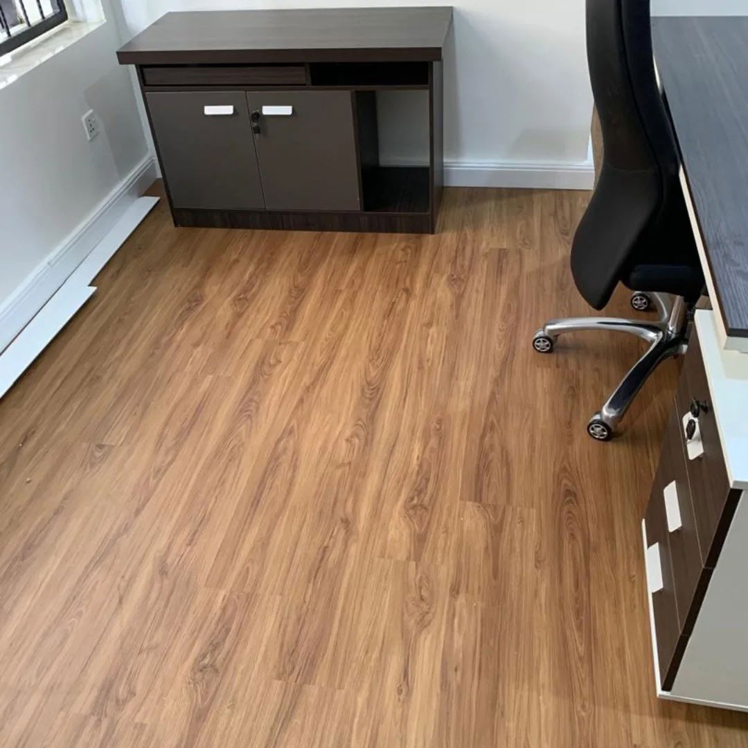 PVC锁扣地板 耐磨防水家用商用石晶地板石塑地板spc卡扣式地板-ADC弹性地板