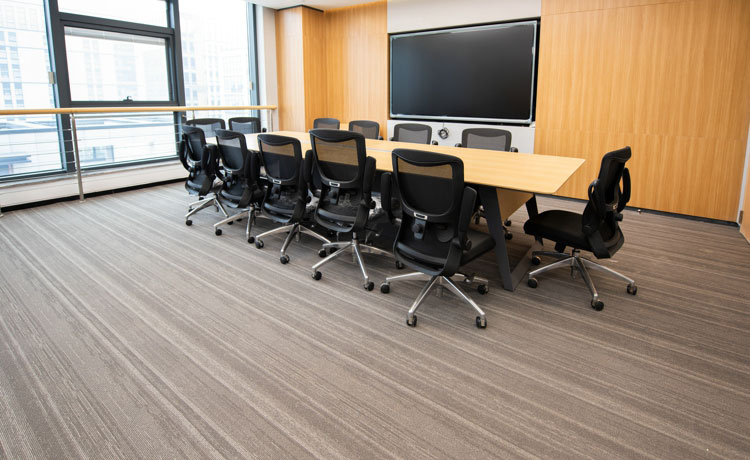 编织纹PVC地板 商用办公室会议室会所酒店编织纹地胶垫-ADC弹性地板